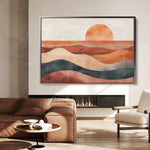 Boho 230 Canvas Art 60 x 40 cm / Black