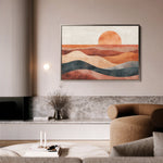 Boho 230 Canvas Art 60 x 40 cm / Black