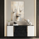 Landscape 230 Canvas Art 60 x 40 cm / Black