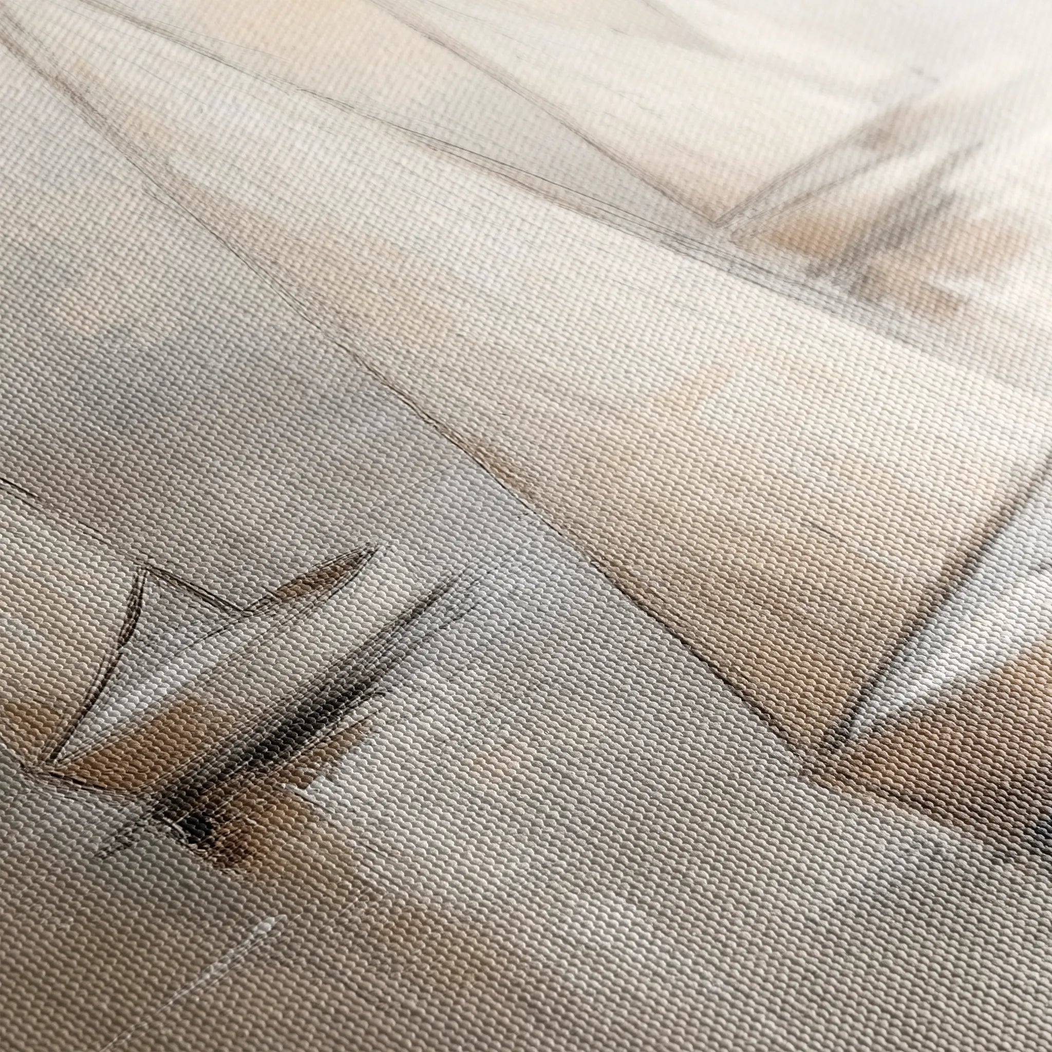 Landscape 230 Canvas Art 60 x 40 cm / Black