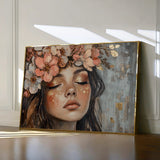 Portrait 230 Canvas Art 60 x 40 cm / Black