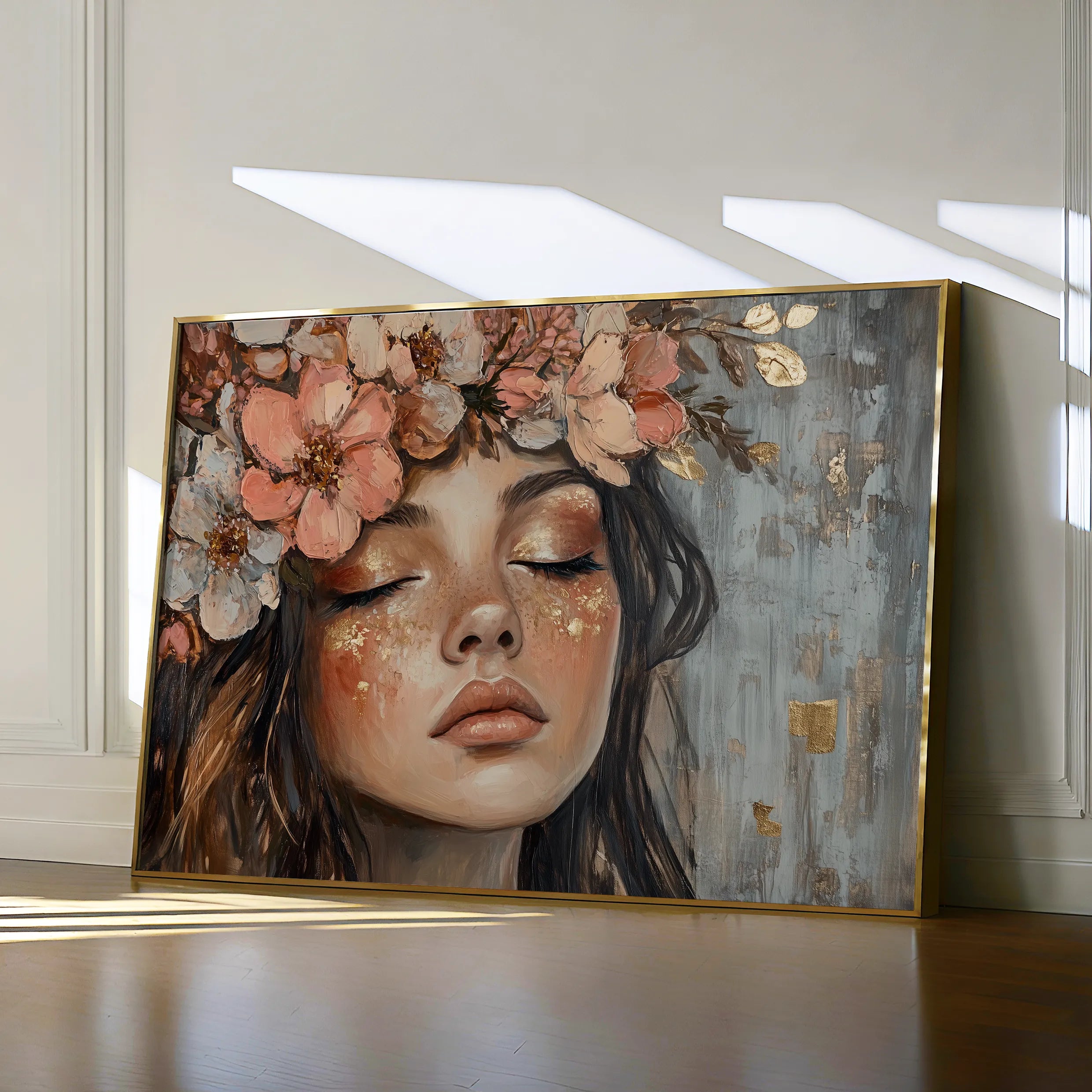 Portrait 230 Canvas Art 60 x 40 cm / Black