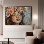 Portrait 230 Canvas Art 60 x 40 cm / Black