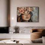 Portrait 230 Canvas Art 60 x 40 cm / Black