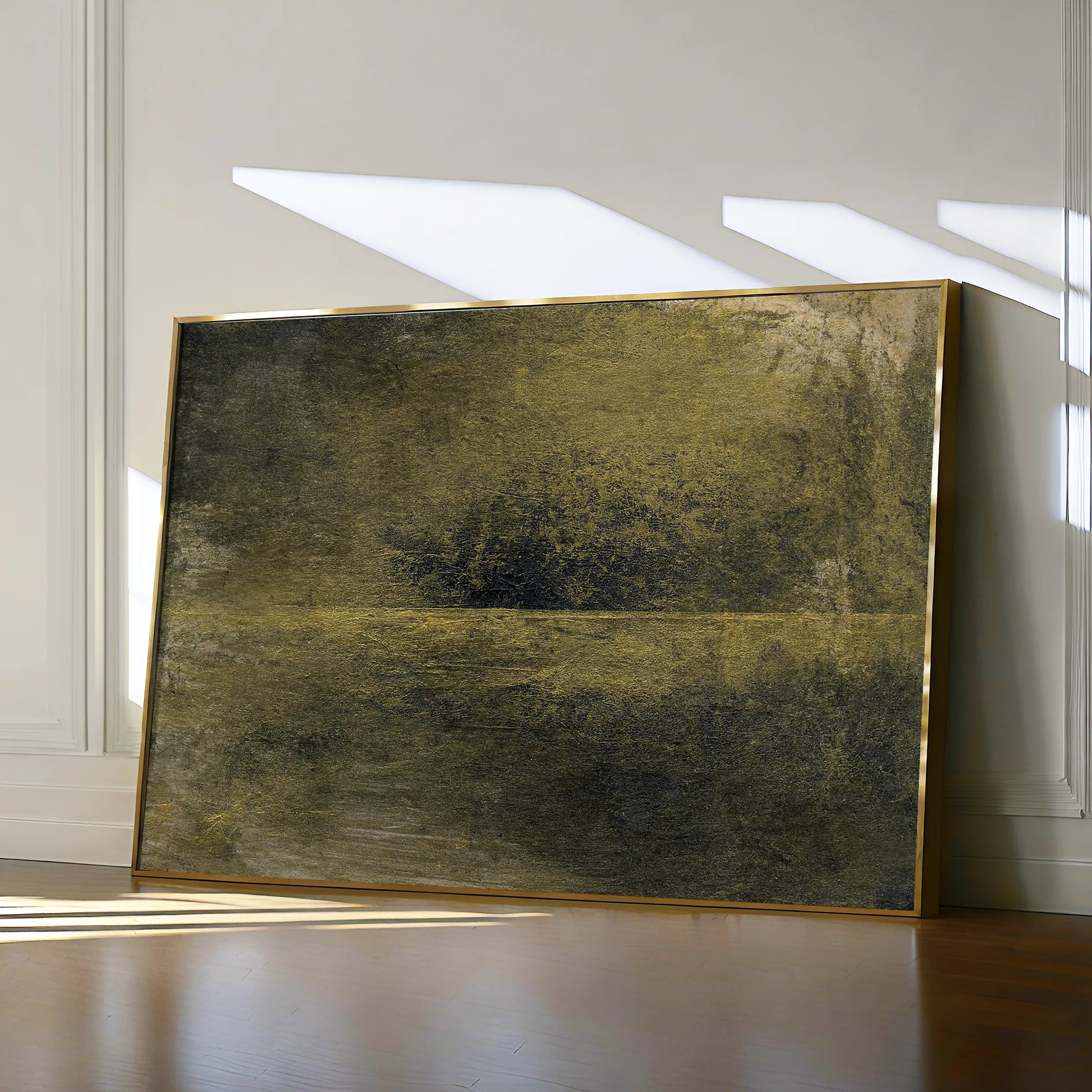 Abstract 231 Canvas Art 60 x 40 cm / Black