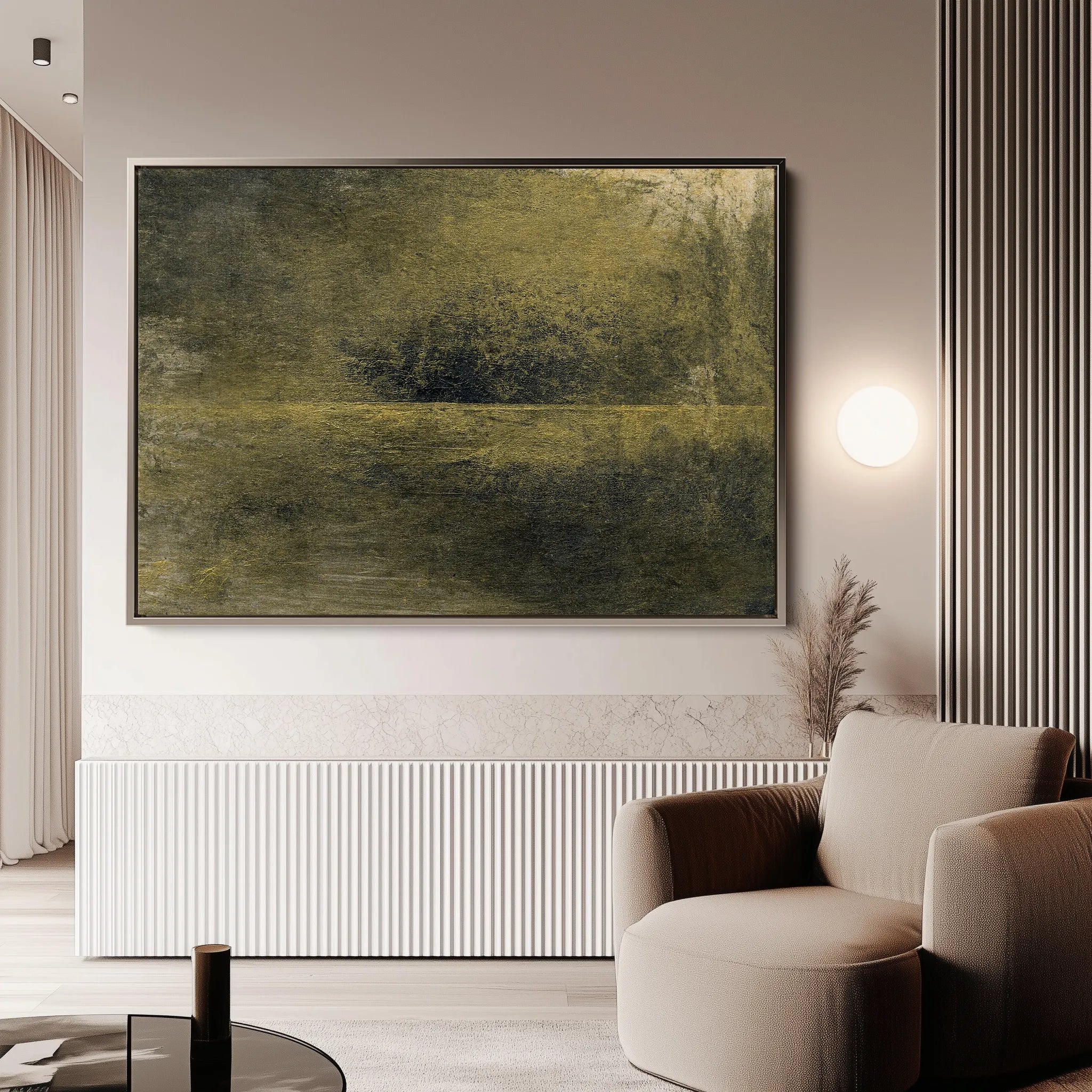 Abstract 231 Canvas Art 60 x 40 cm / Black