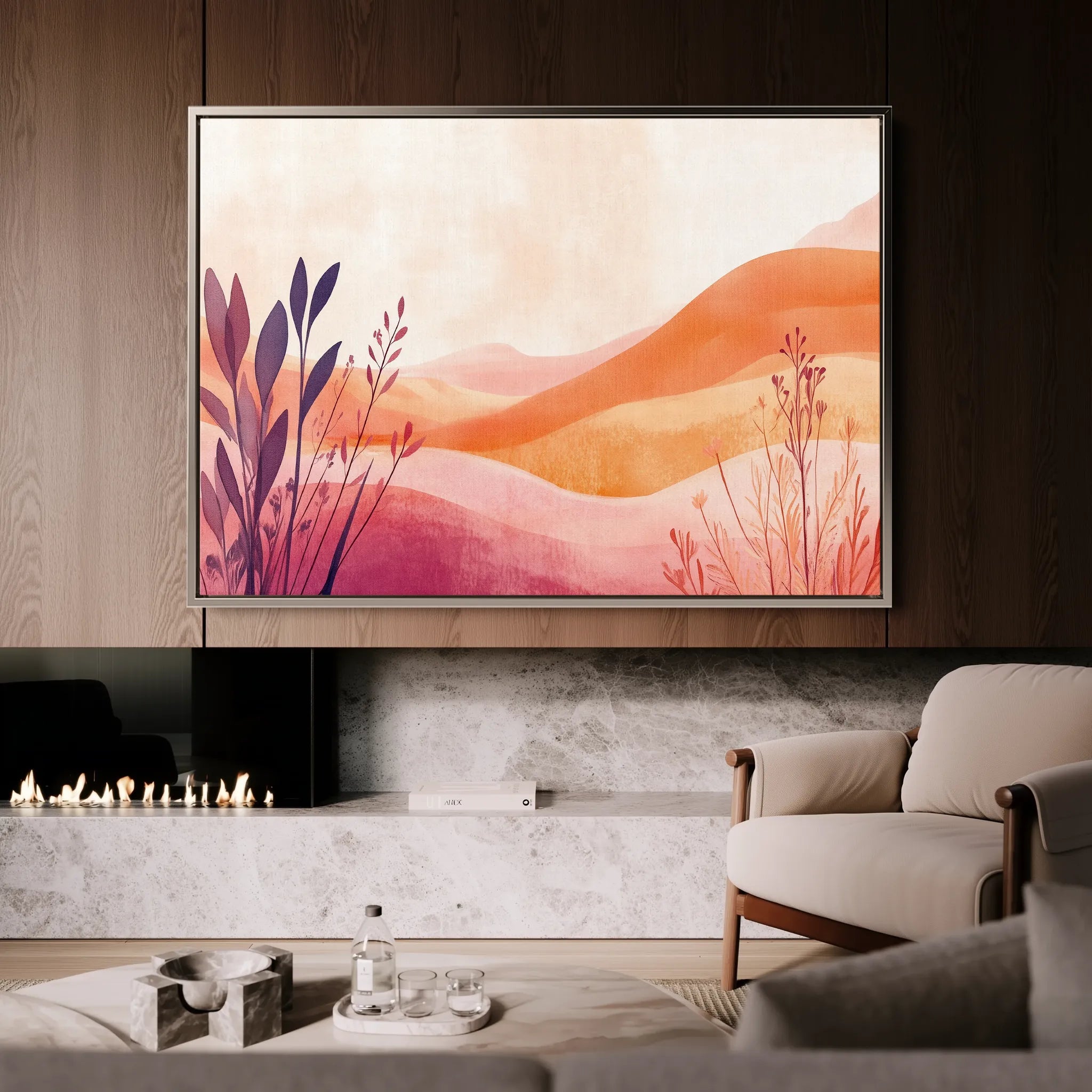 Boho 231 Canvas Art 60 x 40 cm / Black