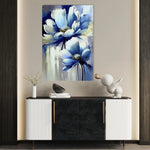 Floral 231 Canvas Art 60 x 40 cm / Black