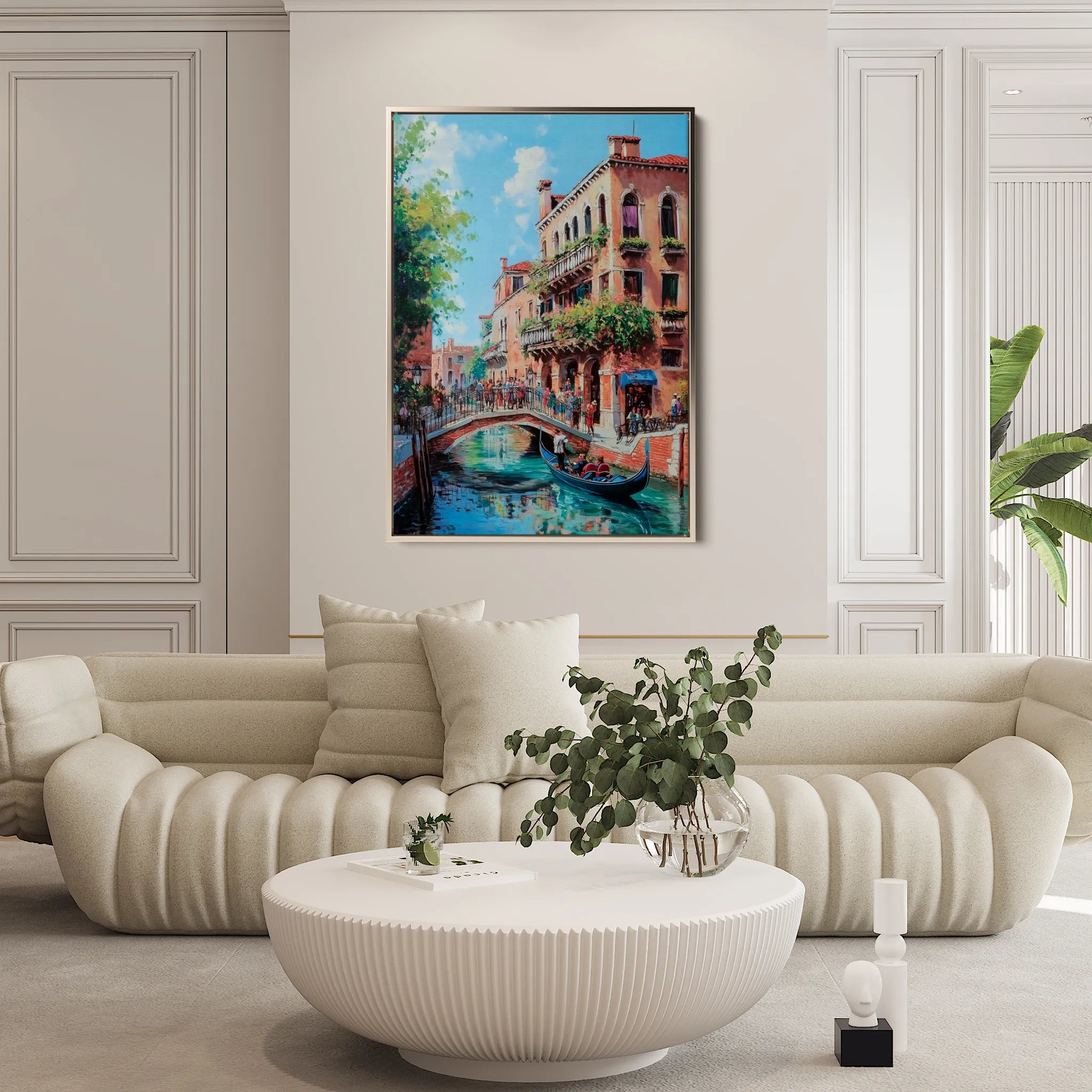 Landscape 231 Canvas Art 60 x 40 cm / Black