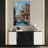 Landscape 231 Canvas Art 60 x 40 cm / Black