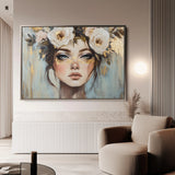 Portrait 231 Canvas Art 60 x 40 cm / Black