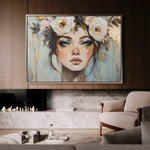 Portrait 231 Canvas Art 60 x 40 cm / Black