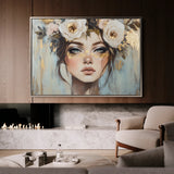 Portrait 231 Canvas Art 60 x 40 cm / Black
