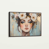 Portrait 231 Canvas Art 60 x 40 cm / Black