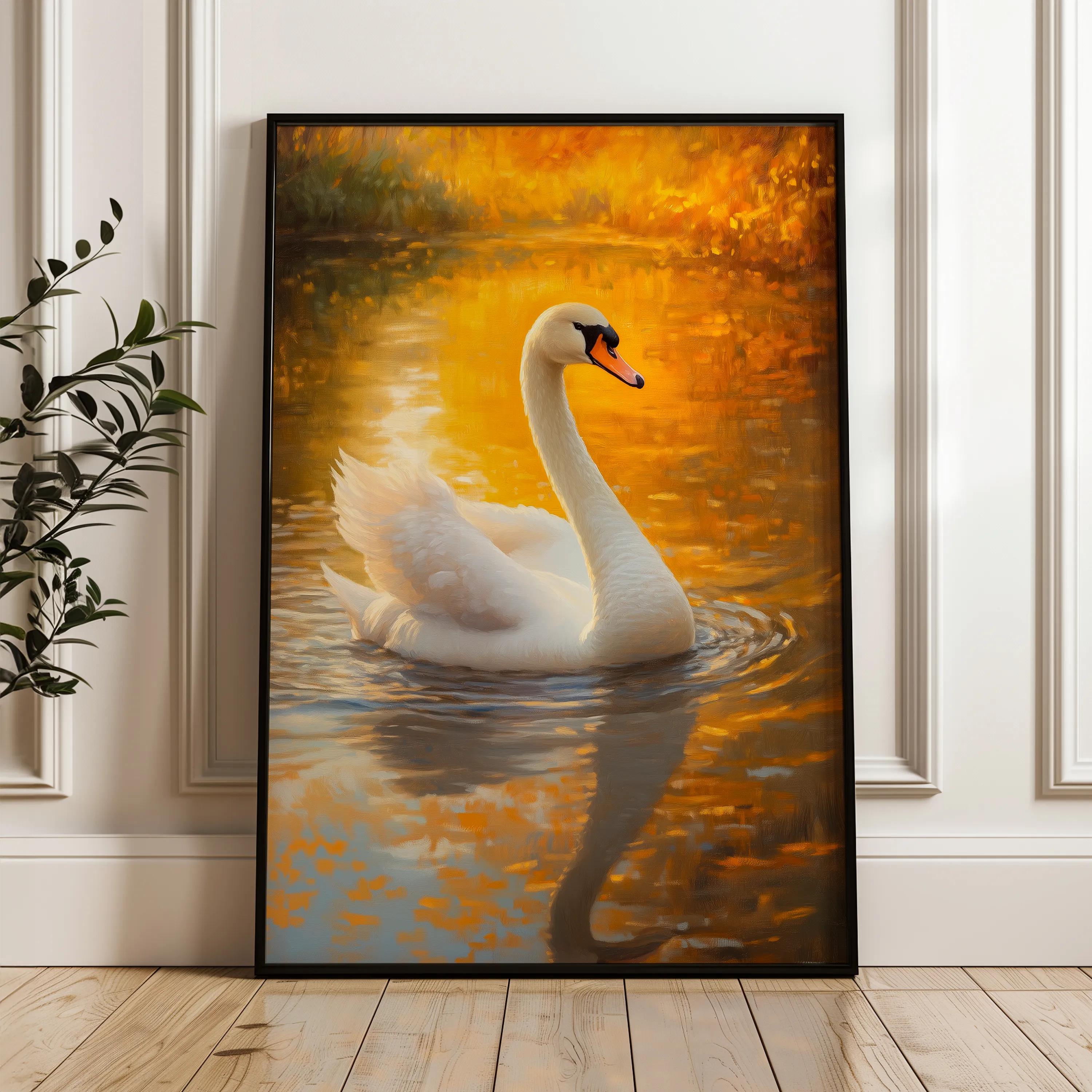 Animals 232 Canvas Art 60 x 40 cm / Black