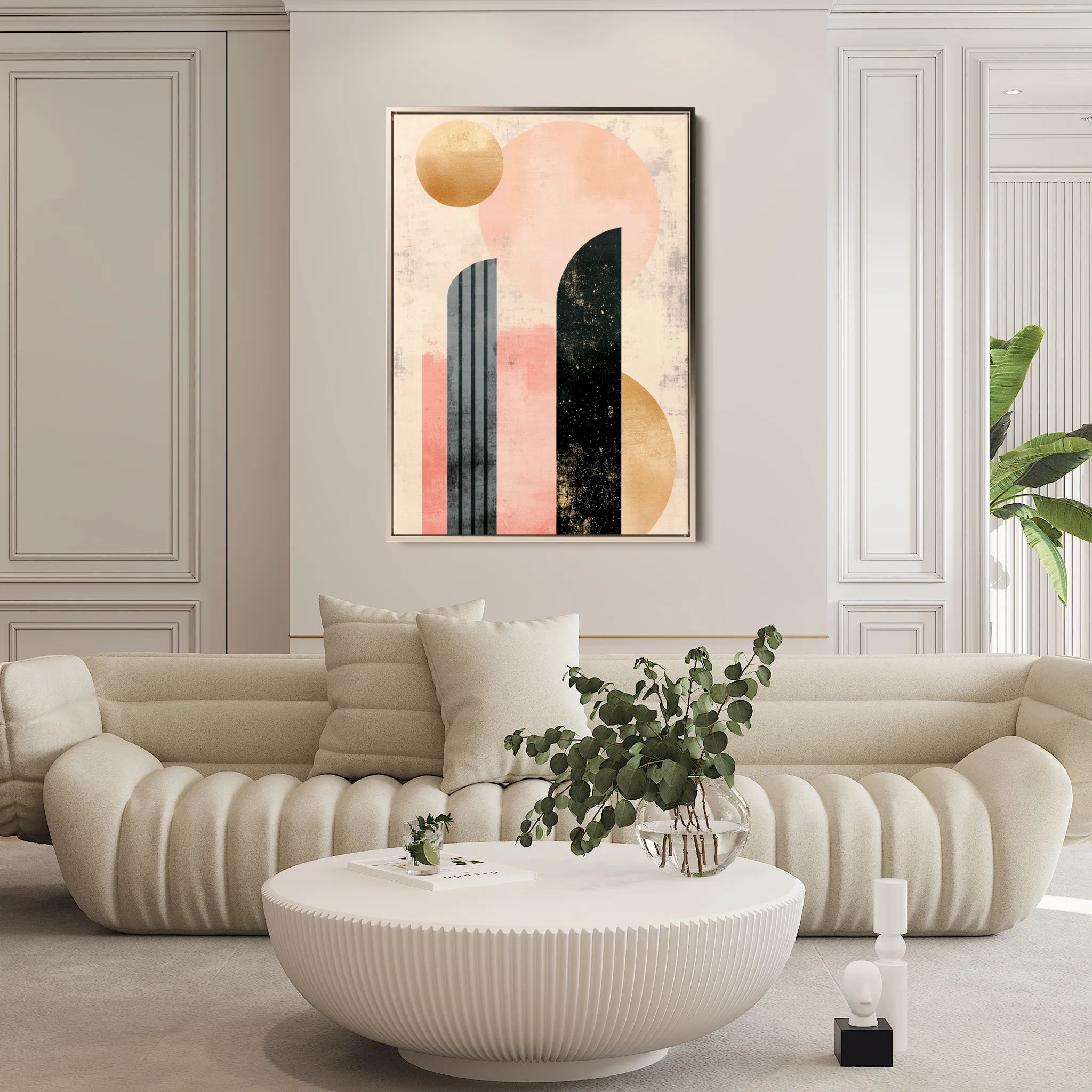 Boho 232 Canvas Art 60 x 40 cm / Black