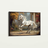 Horses 232 Canvas Art 60 x 40 cm / Black