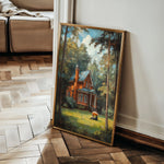 Landscape 232 Canvas Art 60 x 40 cm / Black