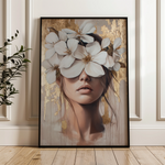 Portrait 232 Canvas Art 60 x 40 cm / Black