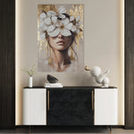 Portrait 232 Canvas Art 60 x 40 cm / Black