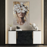 Portrait 232 Canvas Art 60 x 40 cm / Black