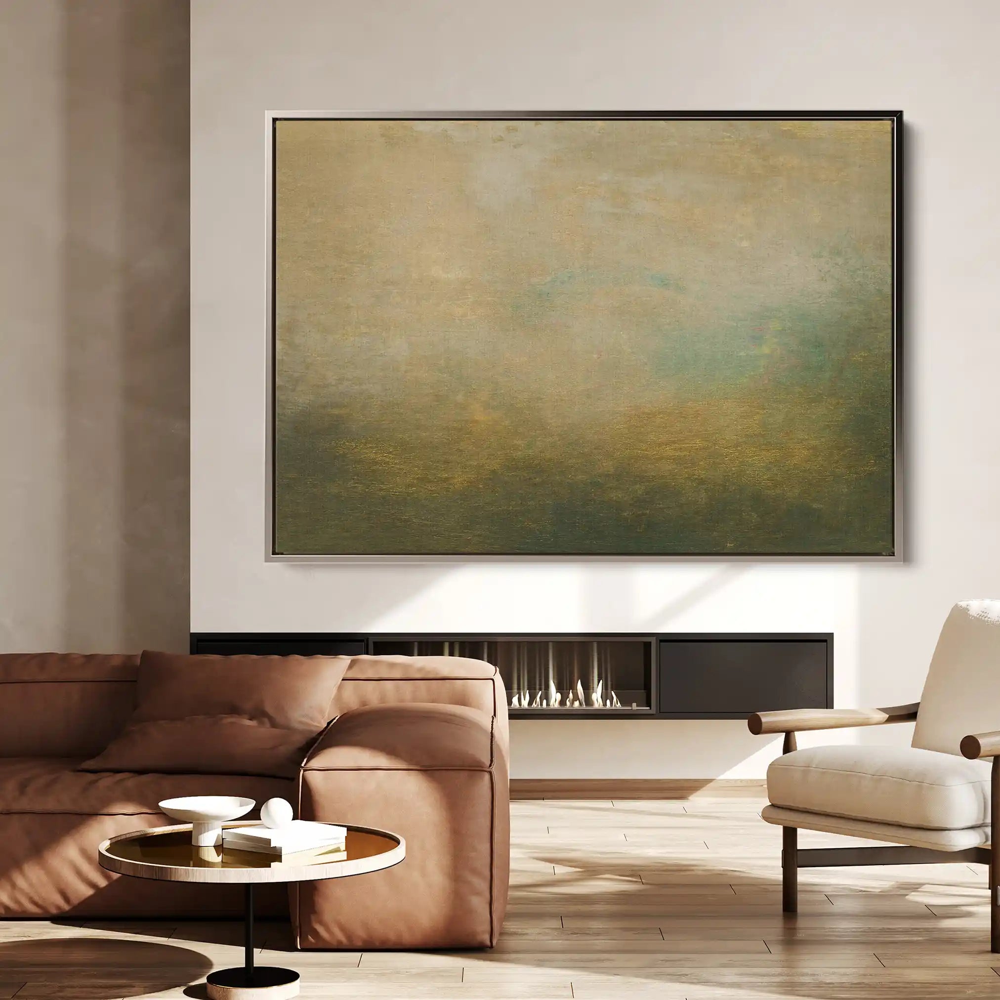 Abstract 233 Canvas Art 60 x 40 cm / Black
