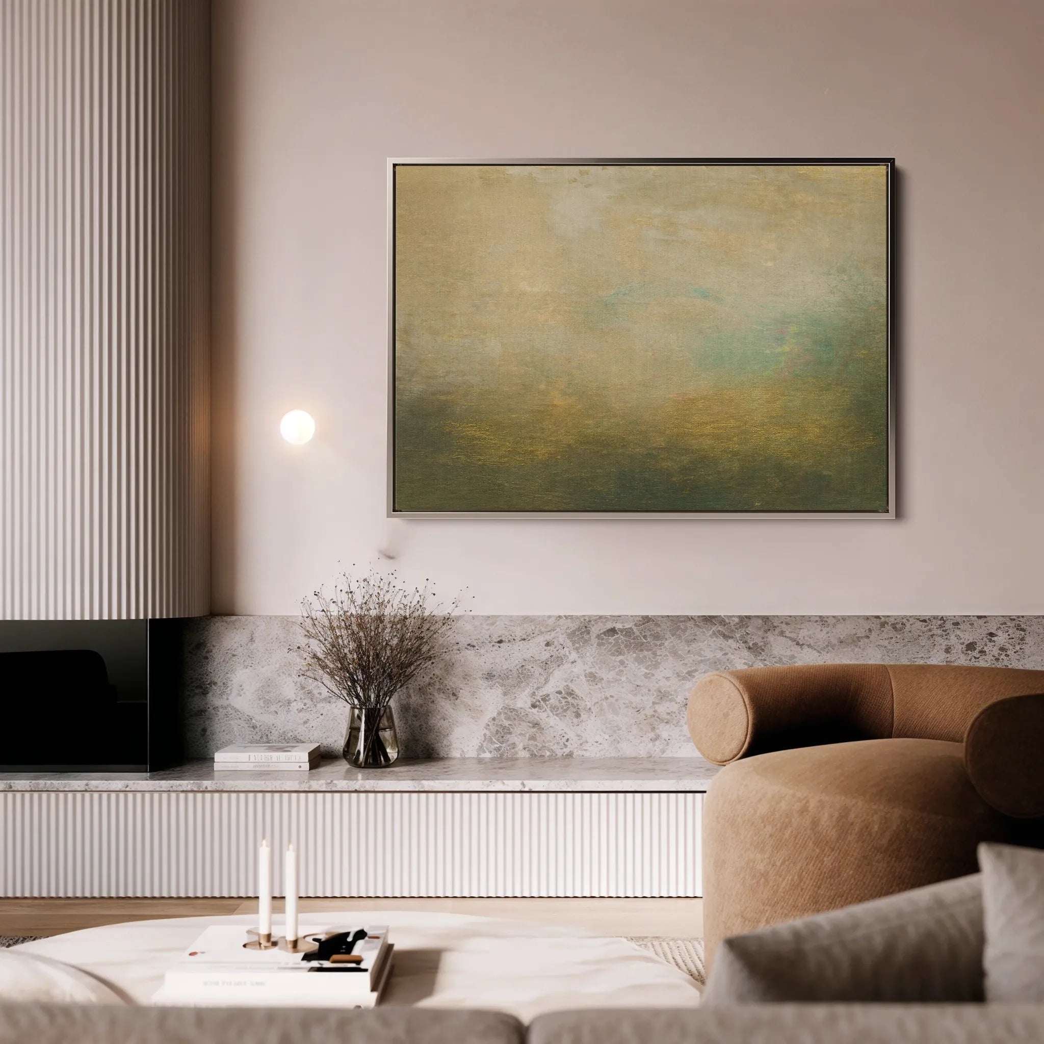 Abstract 233 Canvas Art 60 x 40 cm / Black