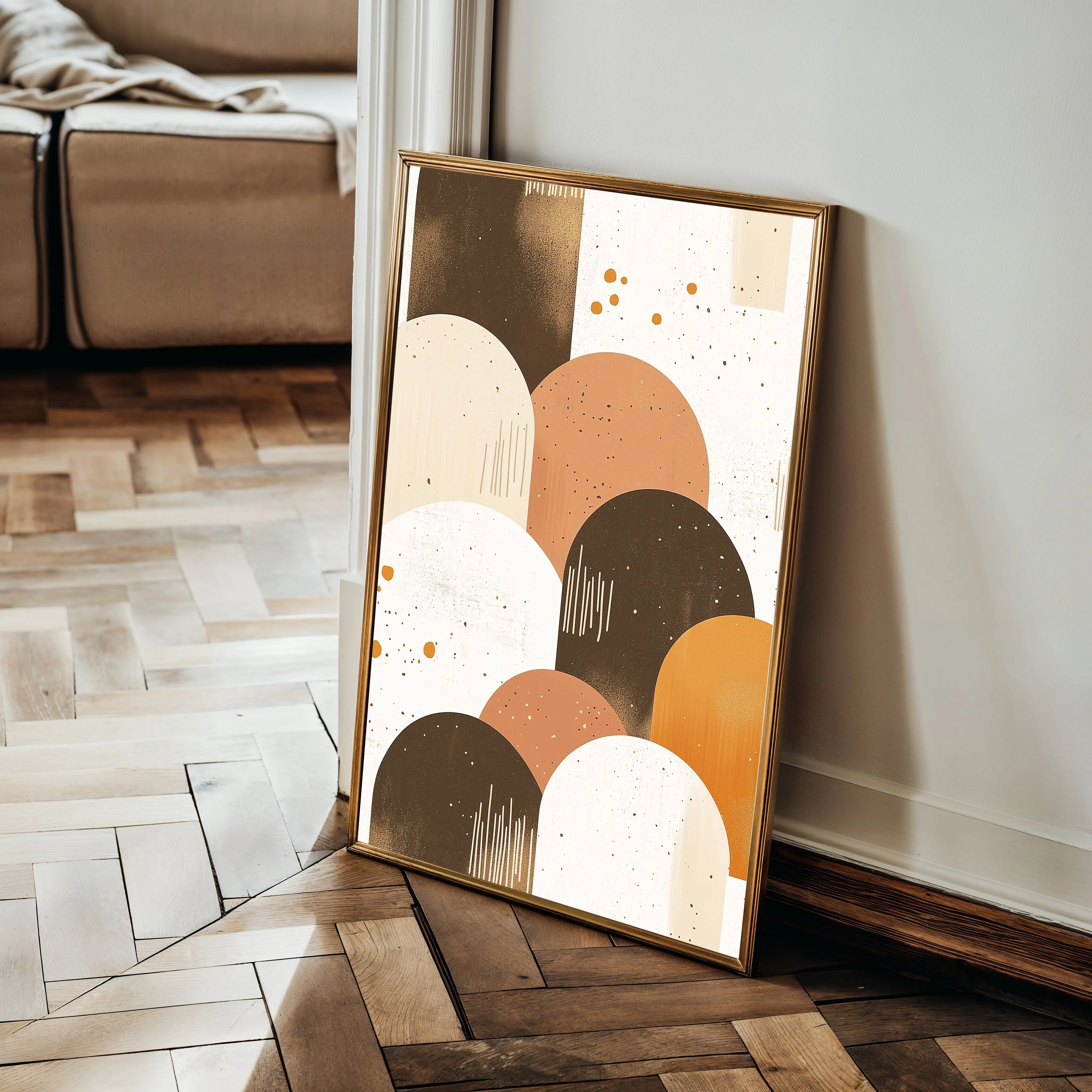 Boho 233 Canvas Art 60 x 40 cm / Black