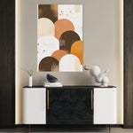 Boho 233 Canvas Art 60 x 40 cm / Black