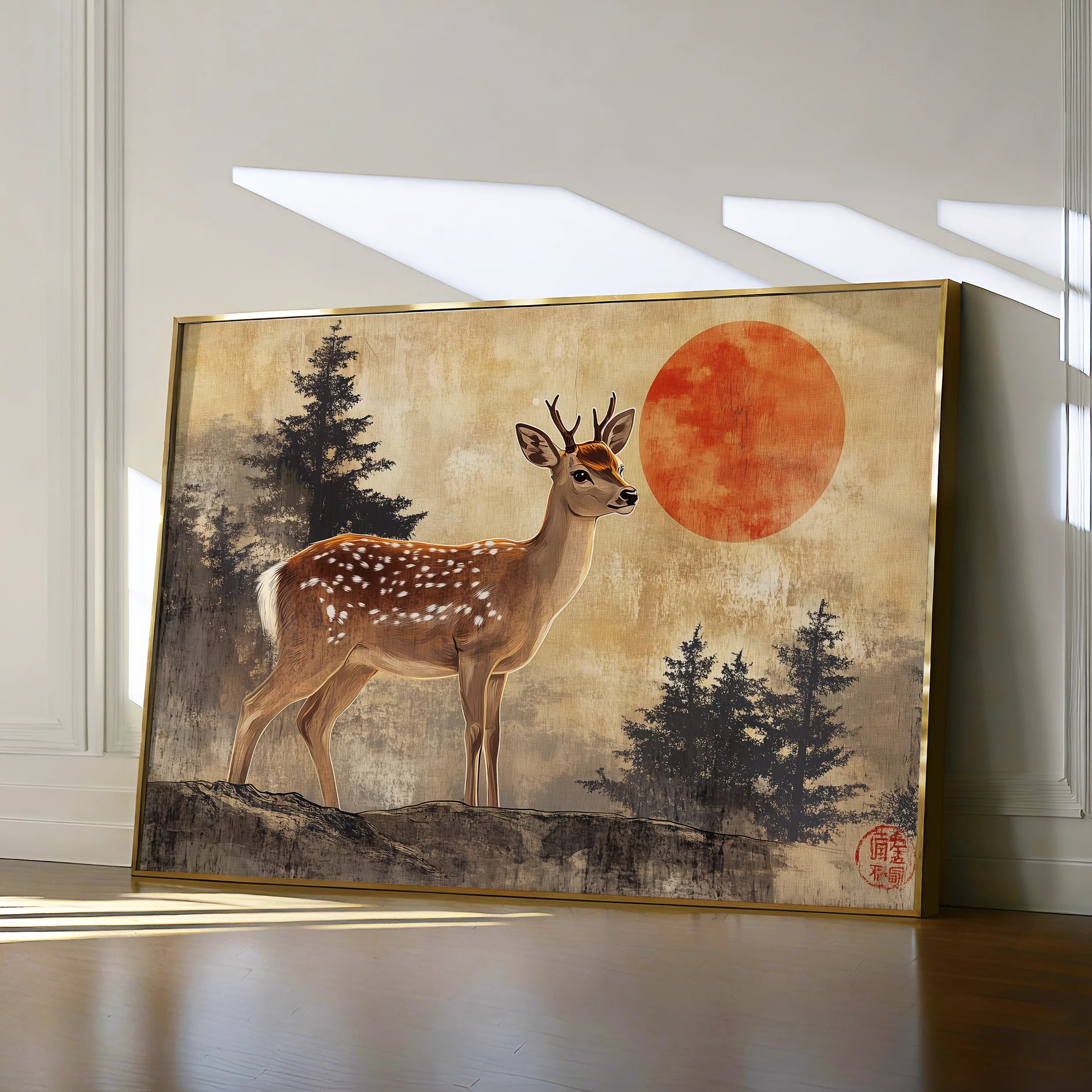 Animals 234 Canvas Art 60 x 40 cm / Black