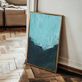 Abstract 234 Canvas Art 60 x 40 cm / Black