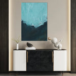 Abstract 234 Canvas Art 60 x 40 cm / Black