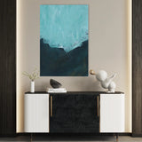 Abstract 234 Canvas Art 60 x 40 cm / Black