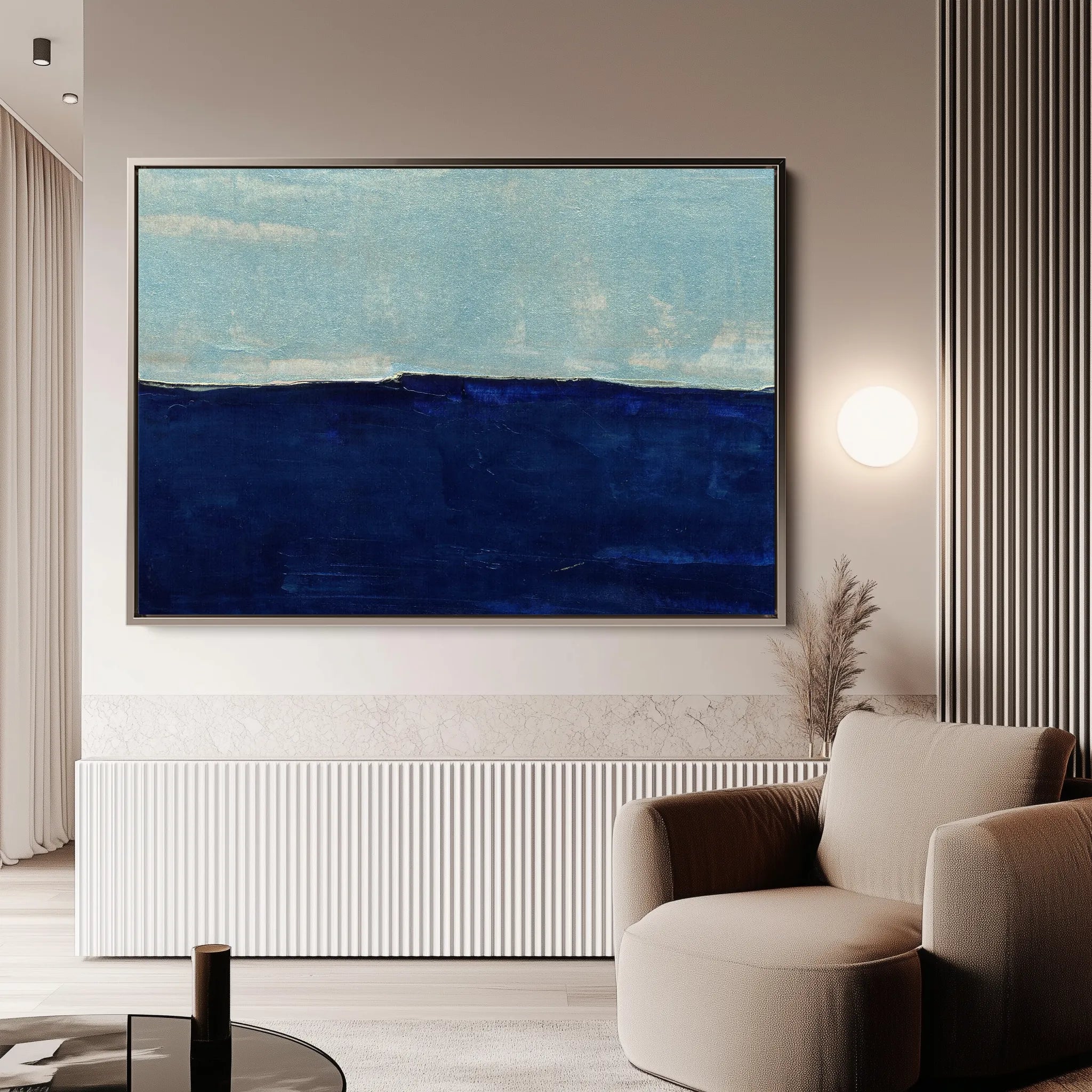 Abstract 235 Canvas Art 60 x 40 cm / Black