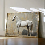 Horses 235 Canvas Art 60 x 40 cm / Black