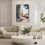 Landscape 235 Canvas Art 60 x 40 cm / Black