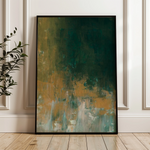 Abstract 236 Canvas Art 60 x 40 cm / Black