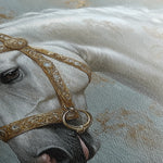 Horses 236 Canvas Art 60 x 40 cm / Black