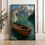 Landscape 236 Canvas Art 60 x 40 cm / Black