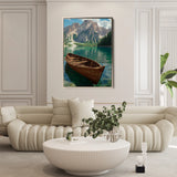 Landscape 236 Canvas Art 60 x 40 cm / Black