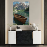 Landscape 236 Canvas Art 60 x 40 cm / Black