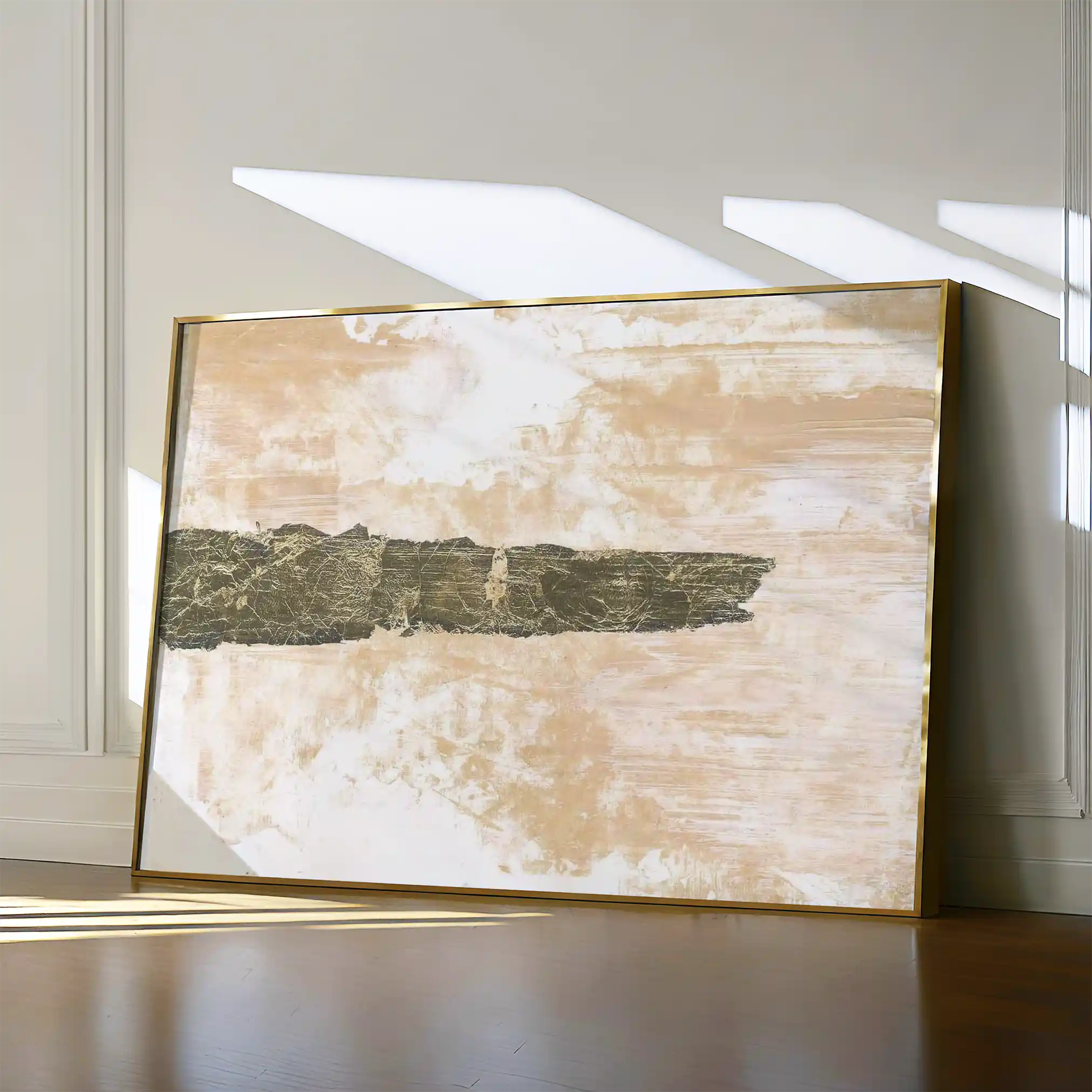 Abstract 237 Canvas Art 60 x 40 cm / Black