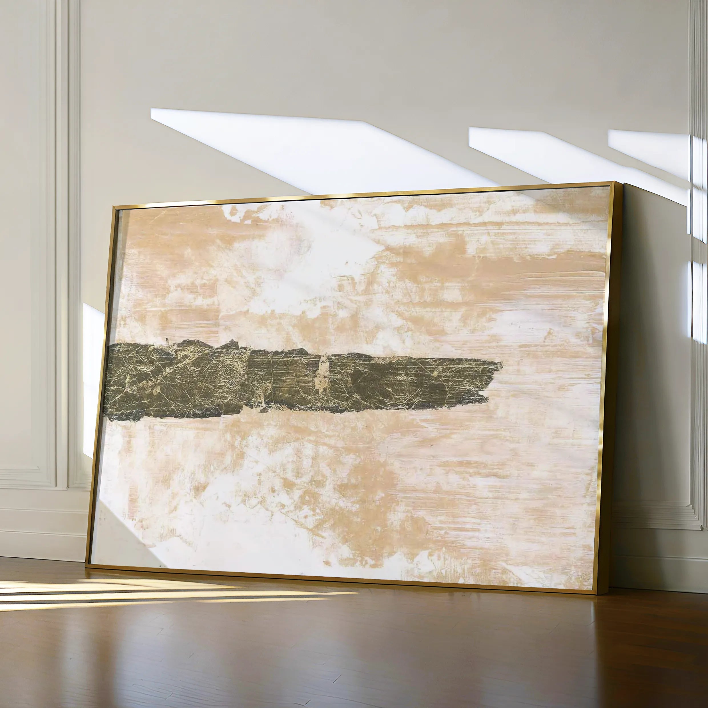 Abstract 237 Canvas Art 60 x 40 cm / Black