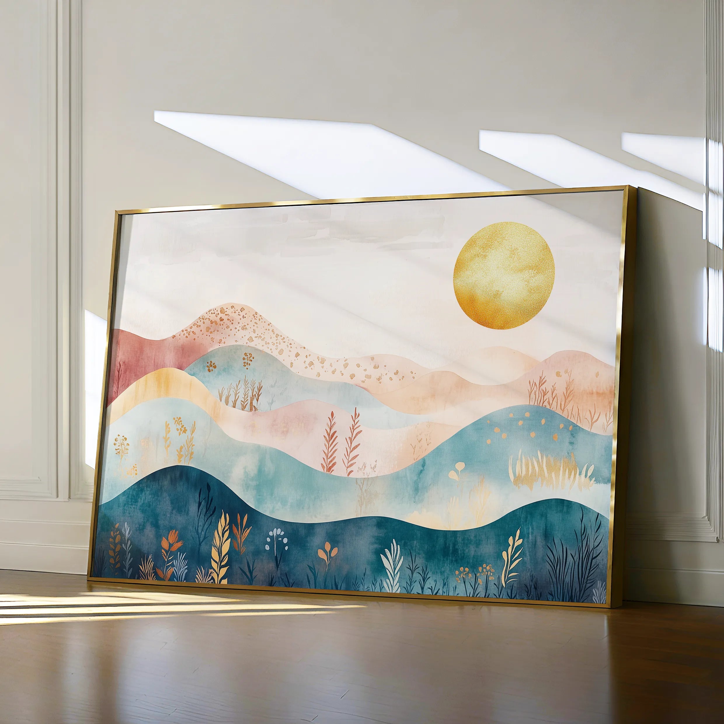 Boho 237 Canvas Art 60 x 40 cm / Black