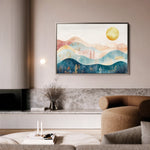 Boho 237 Canvas Art 60 x 40 cm / Black