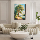 Landscape 237 Canvas Art 60 x 40 cm / Black