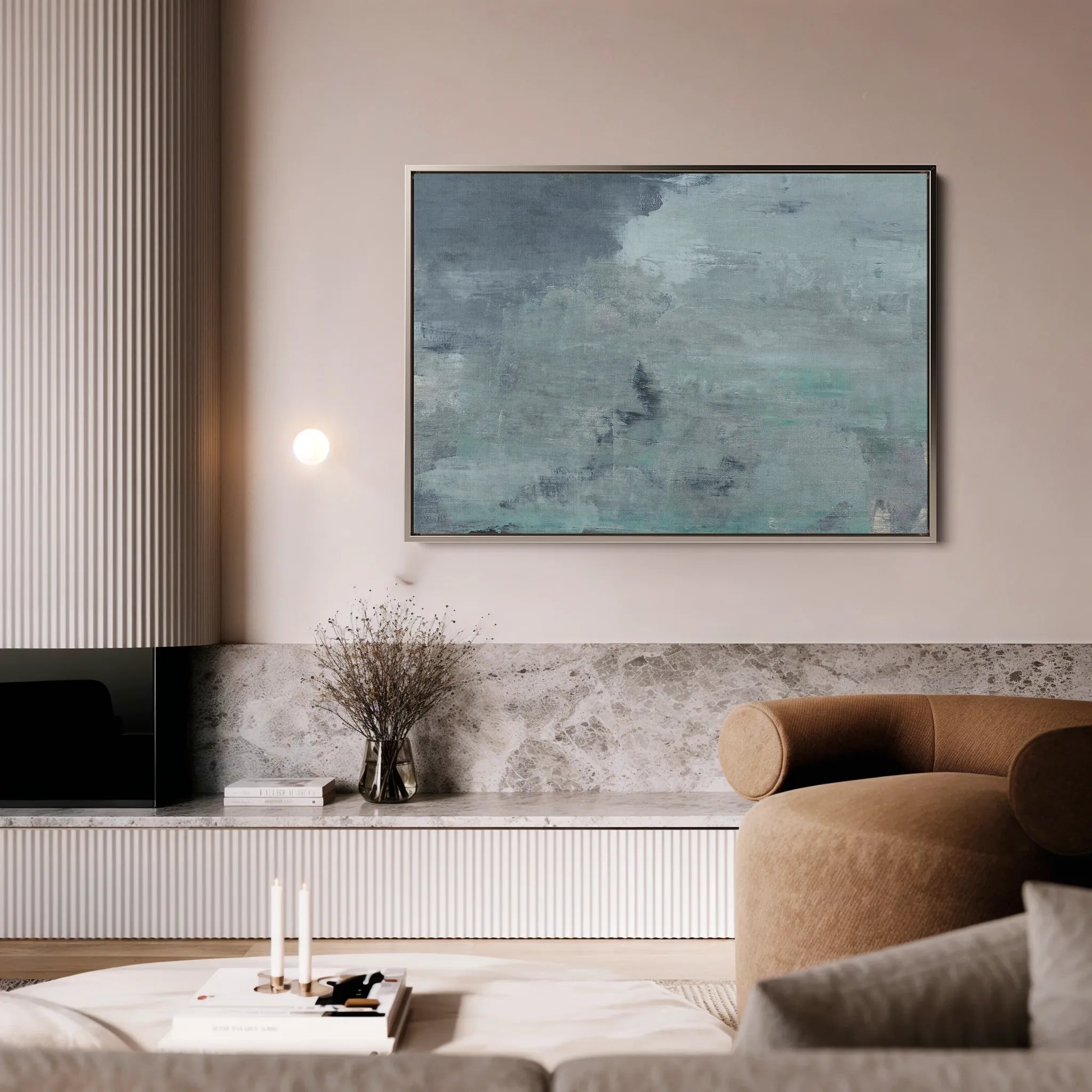 Abstract 238 Canvas Art 60 x 40 cm / Black