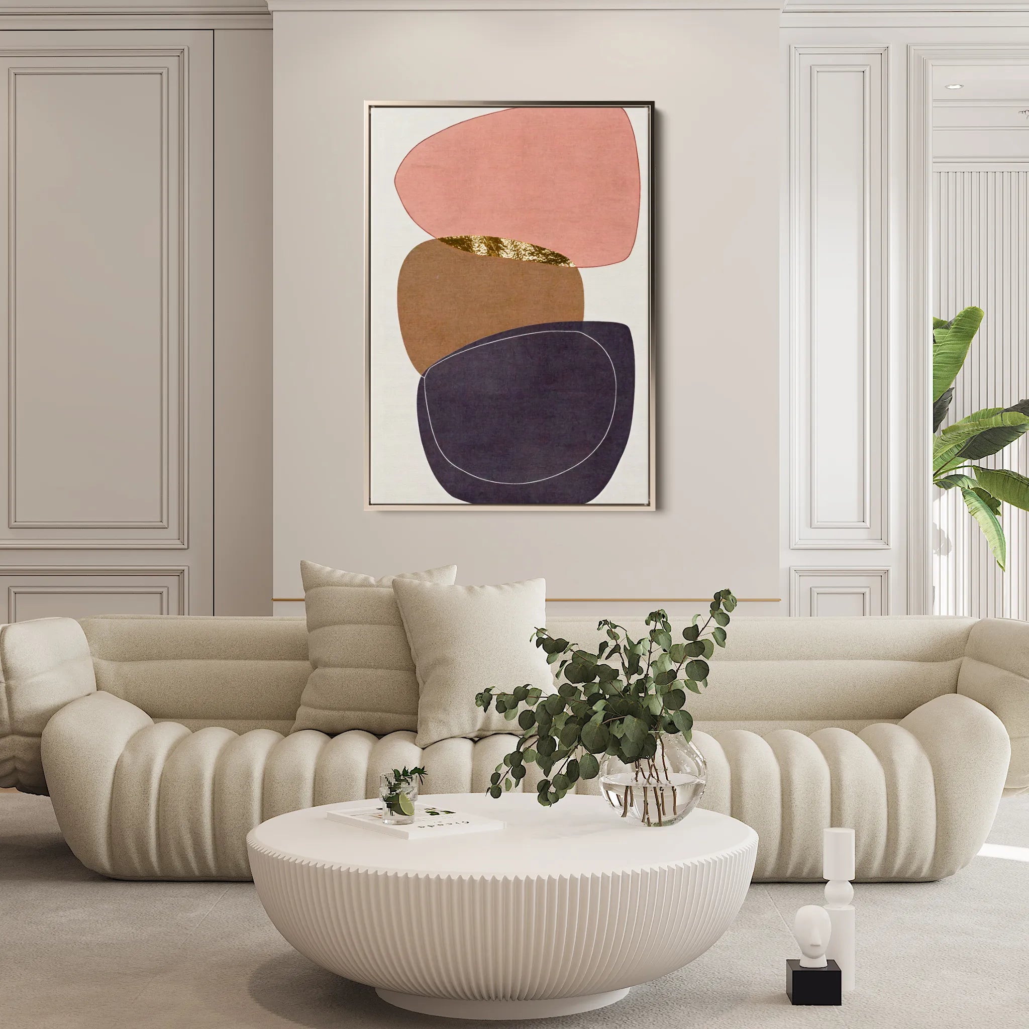 Boho 238 Canvas Art 60 x 40 cm / Black