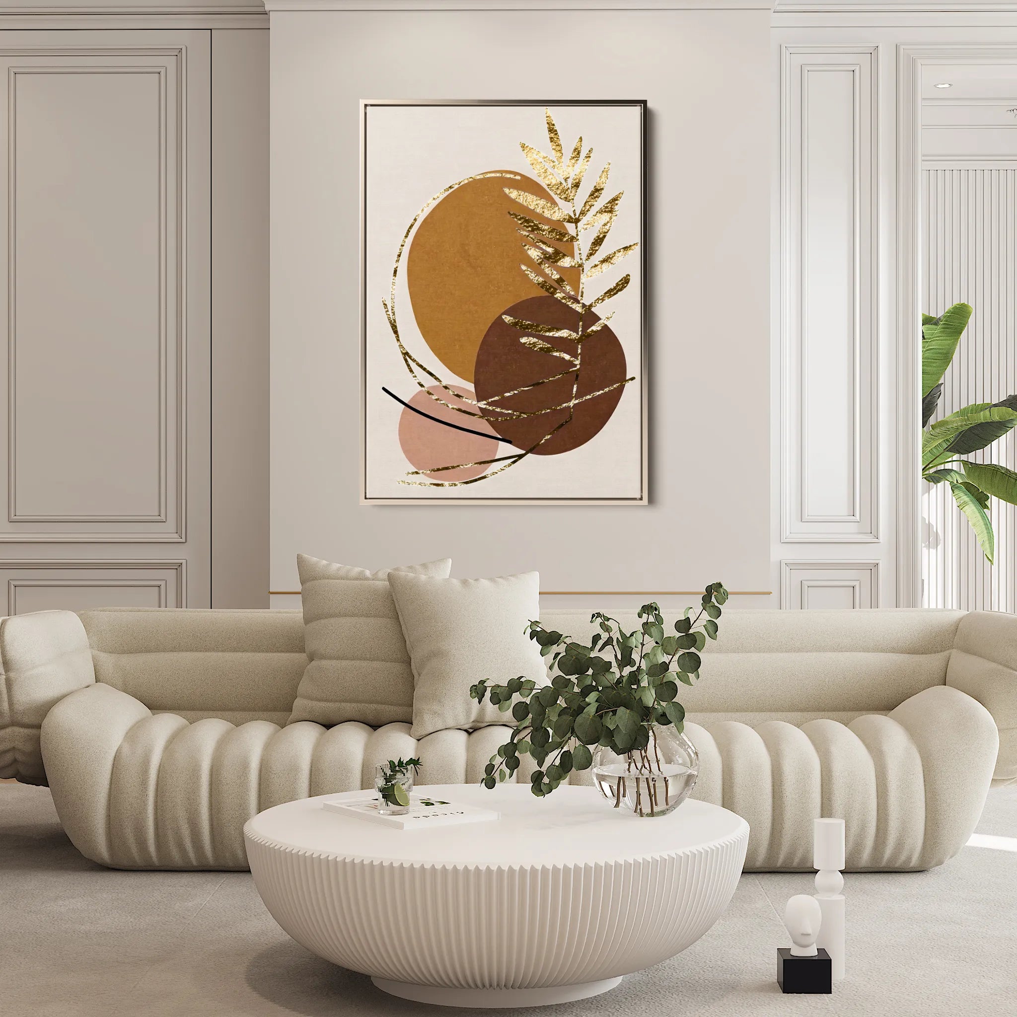 Boho 239 Canvas Art 60 x 40 cm / Black