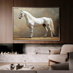 Horses 239 Canvas Art 60 x 40 cm / Black